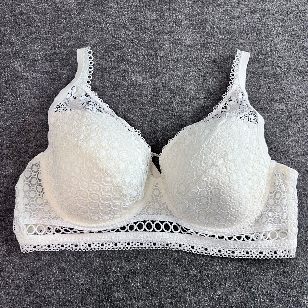 intimissimi White Lace Underwire Bra